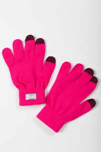 Перчатки TRUESPIN Touch Gloves FW19 Pink фото 5
